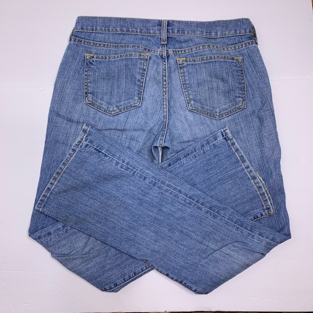 Old Navy Jeans Womens Size 6 Blue Straight Leg The Diva Low Rise Pants